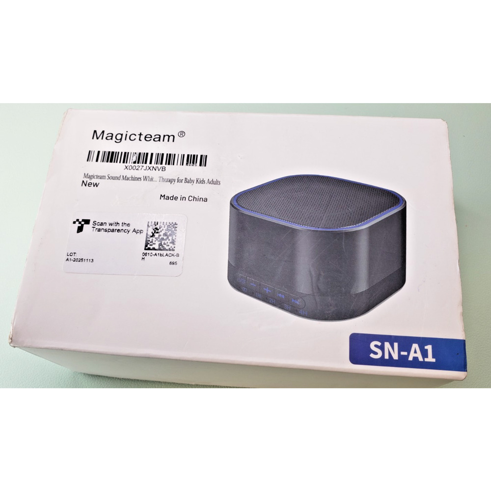 Magicteam Sound Machine White Noise Machine with 20 Non Looping Natural Sooth... - Picture 1 of 8